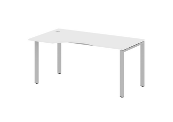 Стол METALL SYSTEM криволинейный левый на П-образном м/к  БП.СА-1 Л 1600*900*750 мм